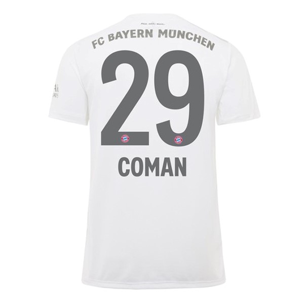 Camiseta Bayern Munich NO.29 Coman Segunda equipación 2019-2020 Blanco